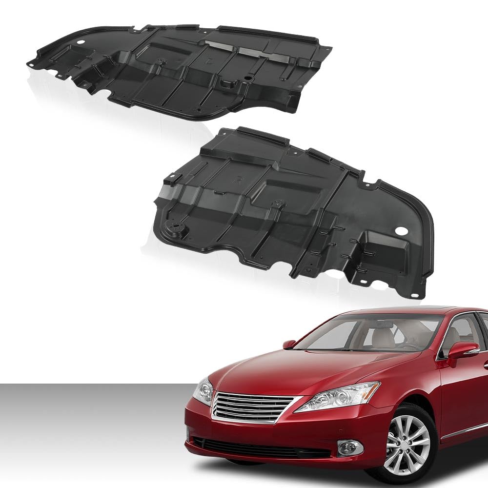G-PLUS Engine Splash Shield Under Cover Compatible with LX ES350 Base 6 Cyl 3.5L 2007-2012 Left & Right Side 5144133120 5144233120 LX1228105 LX1228106