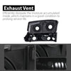 G-PLUS Headlights Assembly, Compatible with 2003 2004 2005 2006 Chevy Avalanche 1500 2500 Bumper Headlamps, Clear Lens Black Housing Clear Reflector,faros delanteros