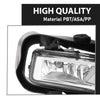 G-PLUS Front Bumper Fog Lights Fog Lamps & Wiring Harness Left&Right Side Compatible with Nissan Kicks 2017-2019 261508995A