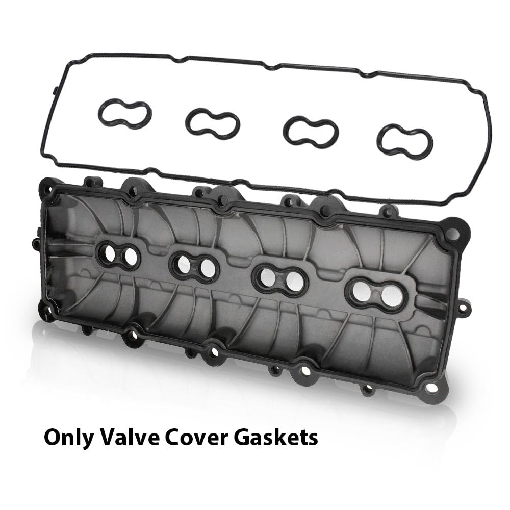 G-PLUS Valve Cover Gasket Spark Plug Seals Compatible with 2005-2009 Chrysler Aspen 300/2008-2009 Dodge Challeng/2006-2009 Dodge Charger/2004-2009 Dodge Durango/2003-2009 Dodge Ram 1500 2500 3500