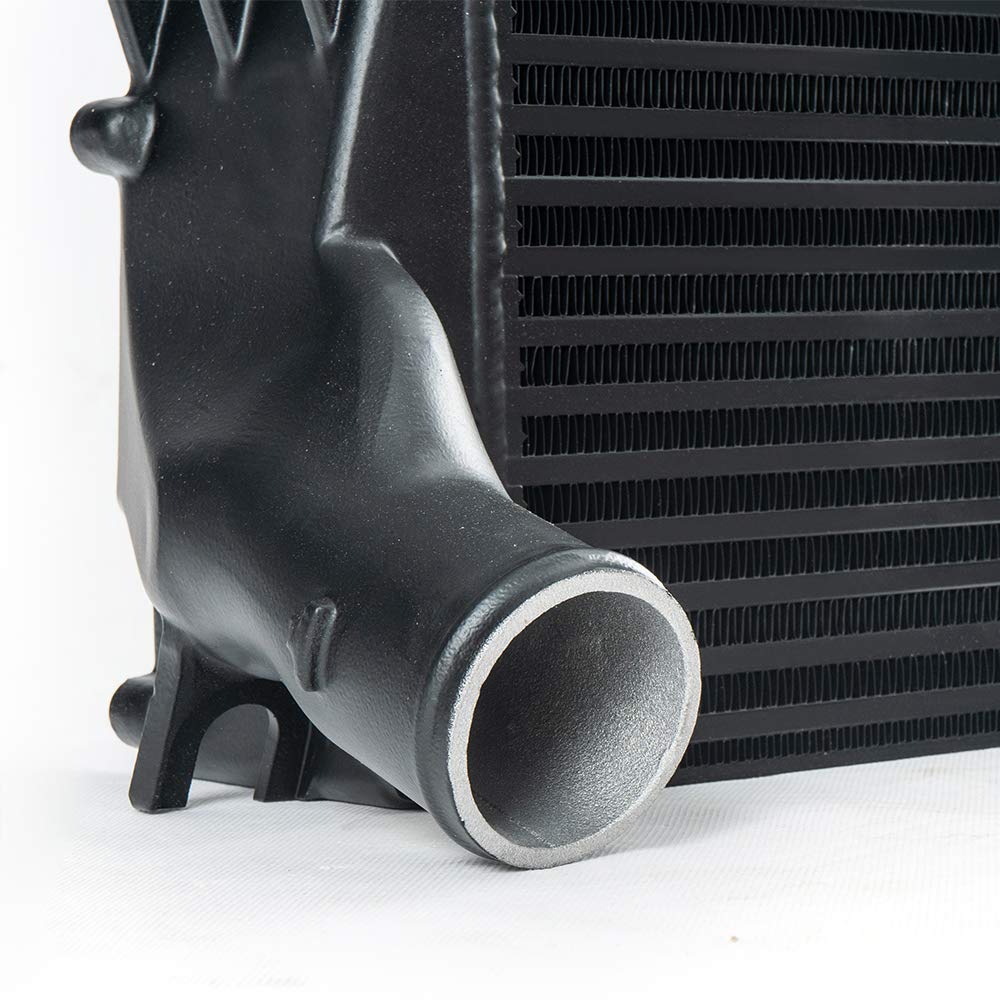 G-PLUS Charge Air Cooler/Intercooler Compatible With 2013-2018 Ram 2500 3500 6.7L Aluminum Tank Tube & Fin Core Black