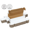 G-PLUS 25pcs Trading Sports Card Storage Box 800 Count White Corrugated Cardboard Box Versatile Card Storage Box (Card not included)