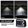 G-PLUS LED Bar Headlights Assembly Fit Ford F250 F350 F450 F550 Super Duty 2005-2007,Fit Ford Excursion 2005 Smoke Lens Black Housing DRL Headlamps w/Wiring,faros delanteros