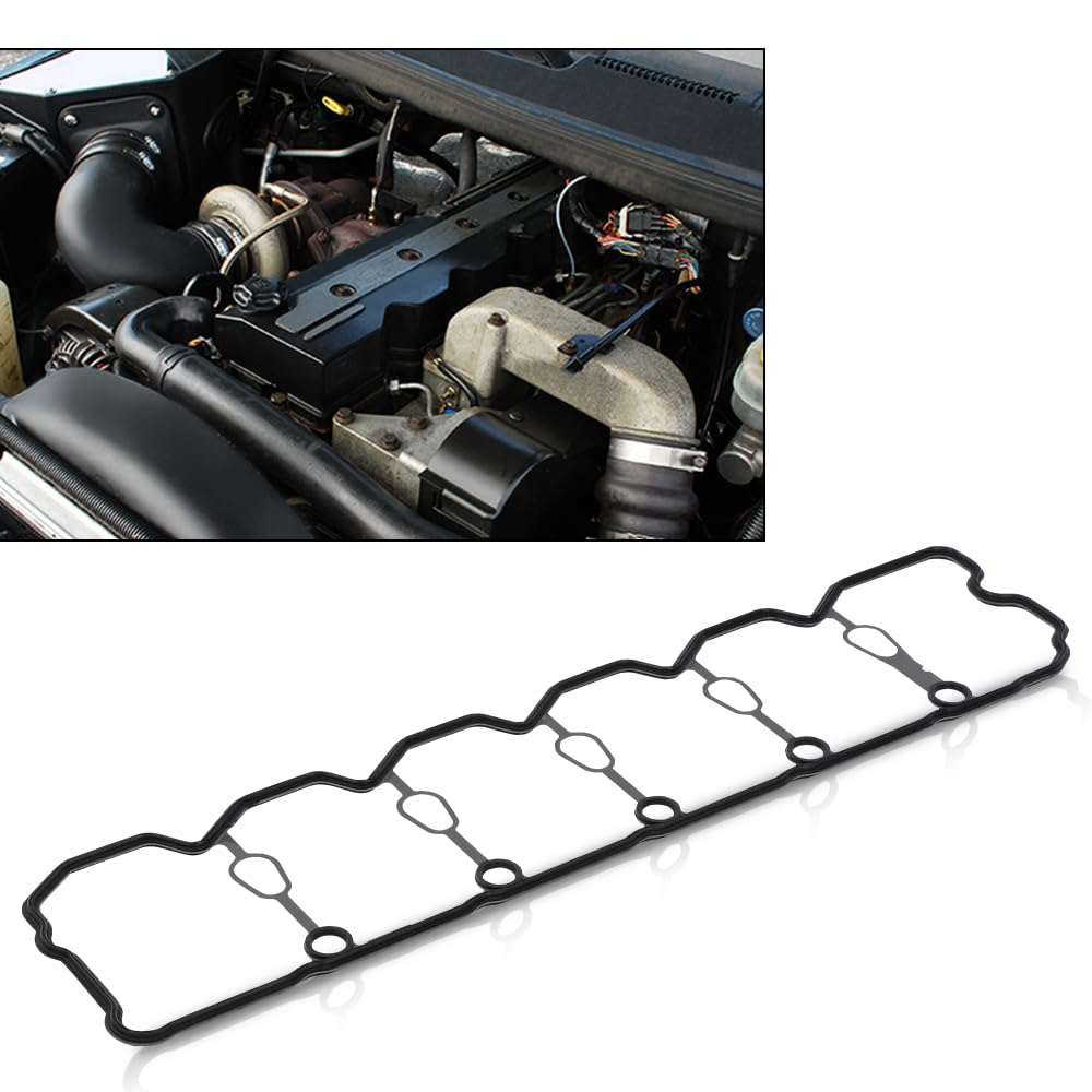 G-PLUS Pump Valve Cover Gasket Seal Compatible with Dodge Ram 2500 3500 1998‑2002/Fit for Cummins 5.9L 24V 1998-2002 3942137, 3946169, 4939178, 3935878