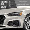 G-PLUS Front Bumper Fog Light Cover Left+Right Side Compatible with Audi A5 S5 2020 2021 2022 2023 8W6807681T3Q7 Chrome Black