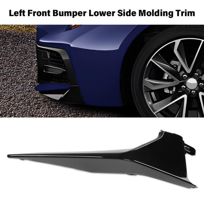 G-PLUS Left Front Bumper Lower Side Molding Trim Driver Side Compatible with Toyota Corolla 2020-2022 5211302040 5211312240 TO1046112