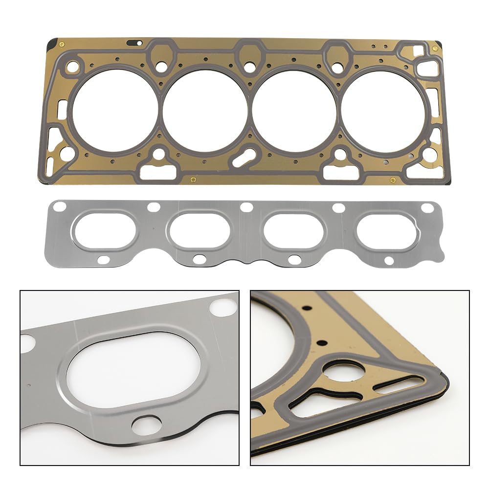 G-PLUS Head Gasket Set Bolts Compatible with Chevy Cruze L 2015/Chevy Cruze LS 2011-2015/Chevy Sonic (submodel: LS, LT, LTZ) 2012-2013/Chevy Express 1500 2003-2014 HGS345, 15638942