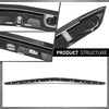 G-PLUS Hood Molding Trim Moulding Compatible with Cadillac Escalade ESV V/V/ESV 2021-2023 84731888, GM1235140 Gloss Black