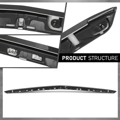G-PLUS Hood Molding Trim Moulding Compatible with Cadillac Escalade ESV V/V/ESV 2021-2023 84731888, GM1235140 Gloss Black