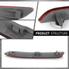 G-PLUS Rear Left Side Bumper Reflector Compatible with BMW M5 550i 550i xDrive 535i xDrive 2013-2016 63147842955 Red