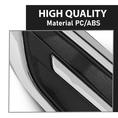 G-PLUS Pair Front Fender Ornament Fender Vent Insert Grille Molding Plate Kit, Compatible with Ford Escape SEL S SE Titanium Sport Utility 4-Door 2017-2019, LH & RH 2PCS, GJ5Z16228AB, GJ5416C217ACW