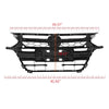 G-PLUS Chrome Front Bumper Mesh Grill Grille Black Compatible with 2018 2019 Accord 4dr Sedan 71111-TVA-A5, 71111TVAA5
