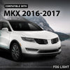 G-PLUS Fog Light Lamp Compatible with Lincoln MKX 2016-2017 FA1Z-13200-C, FA1Z13200C Black Front Right