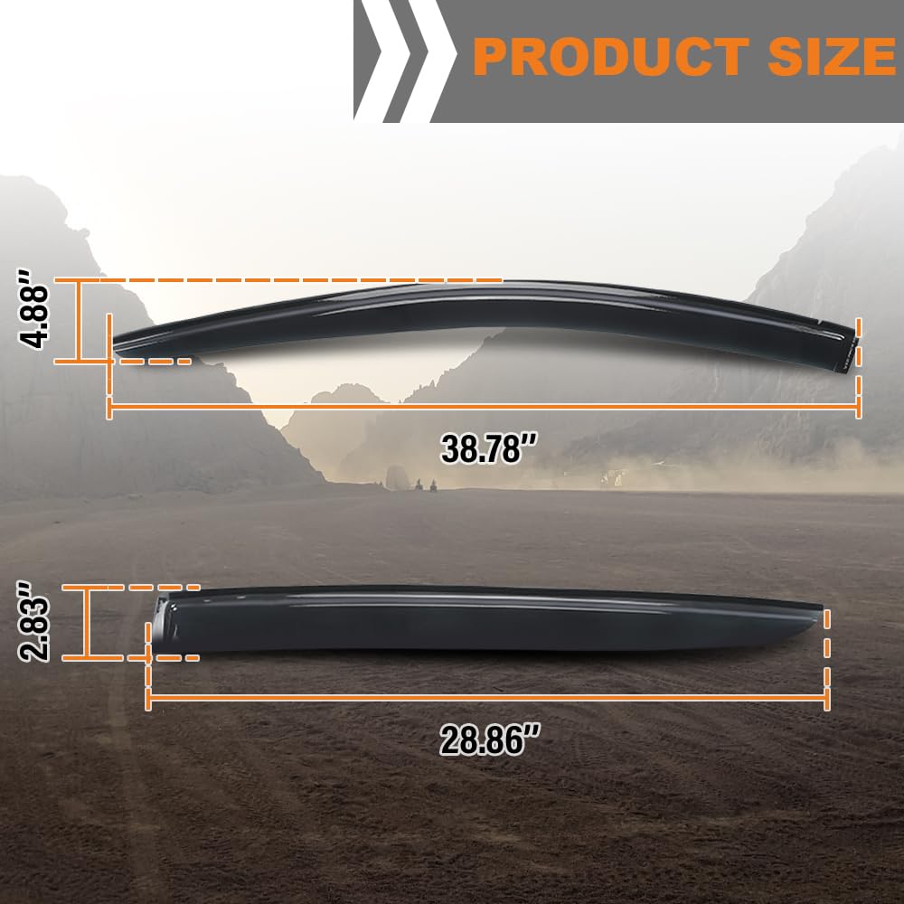 G-PLUS Out-Channel Window Vent Visor Deflectors Tape-On Side Rain Guards Compatible with Subaru Crosstrek 2024-2026 Base Premium Sport Limited 4 PCS Smoky