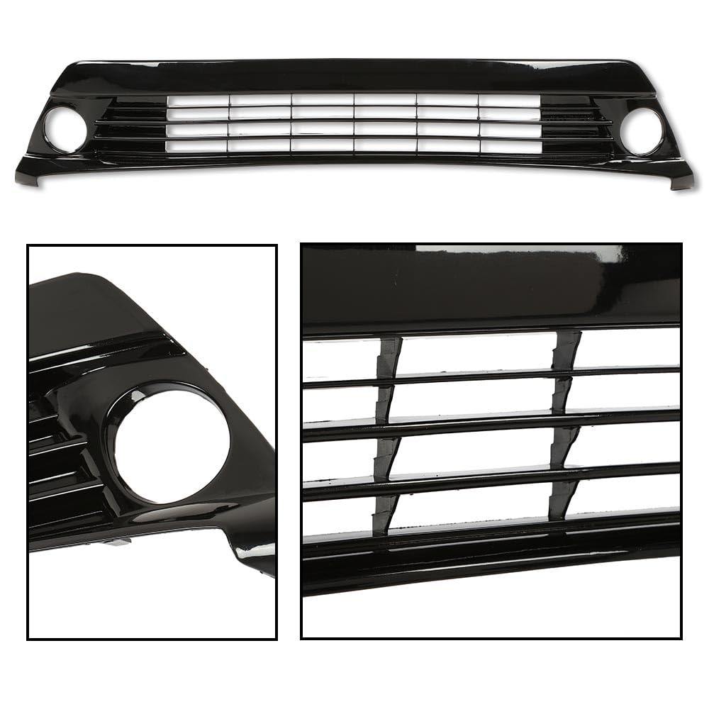 G-PLUS Front Bumper Grille Compatible with Toyota Prius 2012-2015 Primed Black 5310247020 TO1036157