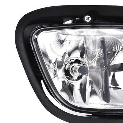G-PLUS Left Right Front Fog Lights Lamps Replacement Pair Compatible with Freightliner 2017 Cascadia 2009-2016 Cascadia 113 2008-2016 Cascadia A0651908001 FL2593102 A0651908000 FL2592102