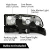 G-PLUS Headlights Compatible with Chevy Blazer 1998-2005 / Fits Chevy S10 Pickup 1998-2004 GM2521162