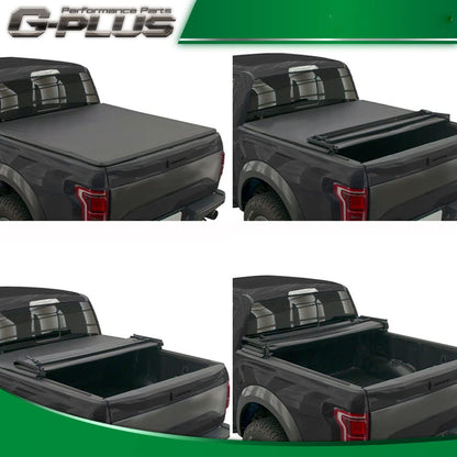 G-PLUS Soft Top T3 Tri-Fold Bed Truck Tonneau Cover Replacement for 2019-2022 Chevy Silverado/GMC Sierra 1500 New Body,5'8" Bed (69") Not for Factory Side Storage Box
