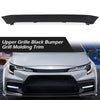 G-PLUS Front Bumper Upper Grille Grill Molding Trim Compatible with Toyota Corolla SE XSE Sedan 2020 2021 2022 Replacement for 5314102180 TO1210115 Glossy Black