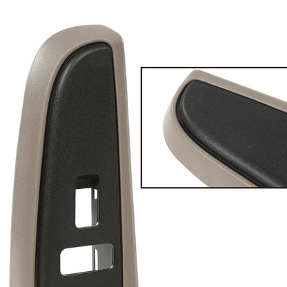G-PLUS Window Switch Bezel Cover Passenger Side Compatible with Chevy Silverado/GMC Sierra 2003-2007,Fit Chevy Avalanche/Tahoe/GMC Yukon XL 2004-2006,Fit Chevy Suburban 2004-2007 89045119 Tan