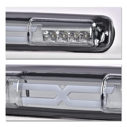 G-PLUS Third Tail Type X Brake & Reverse Light, High Mount Stop Lamp, Compatible with 1999-2006 Chevy Silverado/Fit GMC Sierra 1500 2500 3500 & HD Models 5978318 16525205 Turn Signal Light