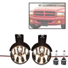 G-PLUS Front Bumper Fog Light Compatible with Dodge Dakota Pickup Truck 1997-2000/Durango SUV 1998-2000 Driving Fog Lamps Driver & Passenger Side Pair,Smoky lens