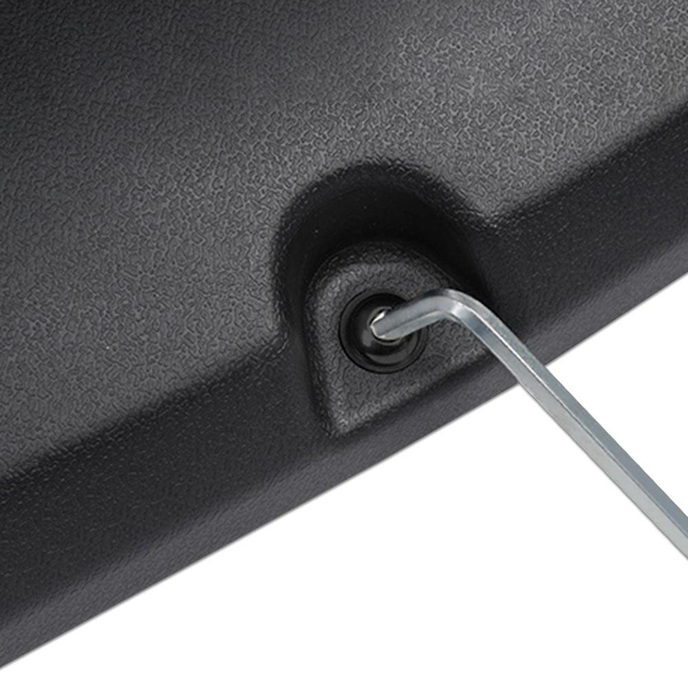 G-PLUS Universal Fender Flares Screw/Bolt Hardware Kit Set Compatible with Universal Car Models Black