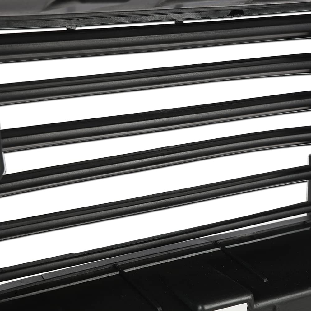G-PLUS Front Radiator Grille Shutter W/O Motor Compatible with Ford Fusion 2013-2016 1.5L 1.6L 2.0L 2.5L DS7Z8475A DS7Z-8475-A Black Grille Air Control Shutter