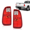 G-PLUS Tail Lights Compatible with Ford F250 F350 F450 F550 Super Duty 2008-2016,Rear Lamps BC3Z13404A,FO2800208 Red Lens Left & Right Luces Traseras, Faros TraserosAssembly