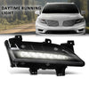 G-PLUS LED Front Fog Light Daytime Running Light Lamp Right Passenger Side Compatible with Lincoln MKC 2015-2018 EJ7Z13200C, FO2563100 Black
