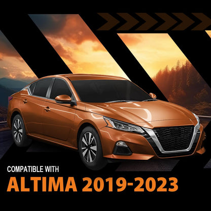 G-PLUS Front Inner Driver and Passenger Side Fender Liners Pair Compatible with Nissan Altima 2019-2023 Black