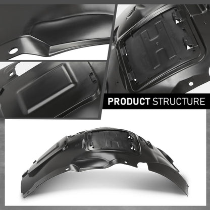 G-PLUS Fender Liner Front Driver Left Side Upper Fit 2012-2018 BMW 320i /320i xDrive Base Sedan, For Standard, Modern, and Luxury Line Models 51717260725