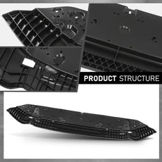 G-PLUS Engine Splash Shield for Audi A4 S4 2017-2019 Front Underbody Black Additional Angle