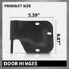 G-PLUS Door Hinges 4pcs Black Compatible with HMMWV M998