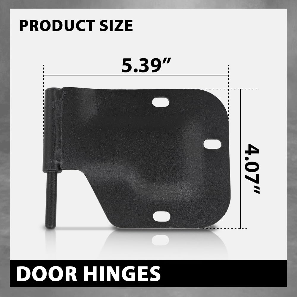 G-PLUS Door Hinges 4pcs Black Compatible with HMMWV M998