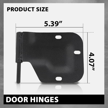 G-PLUS Door Hinges 4pcs Black Compatible with HMMWV M998
