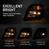 G-PLUS Projector Headlight Compatible with GMC Terrain (submodel: SLE, SLT) 2010-2015 /Fit Terrain SL 2015 Left Driver Side Clear Lens Chrome Housing Bumper Headlamps,faros delanteros