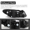 G-PLUS Headlights Assembly w/o Bulb Compatible with Elantra 2007-2010 Left Side Headlamp, Clear Lens Chrome Housing Amber Reflector, HY2502138, HY2503138, 921012H050, faros delanteros
