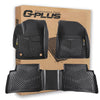 G-PLUS Floor Mats Compatible with Toyota Corolla Sedan 2020-2024 1st & 2nd Row Liner All Weather Full Cover Protection TPE Floor Cargo Liners Black