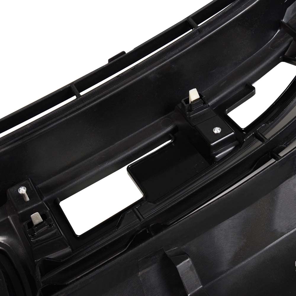 G-PLUS Front Bumper Grille w/Eye Lid Compatible with Honda Civic 10th Gen 2016 2017 2018 Front Upper Hood Grill Factory Style ABS Plastic
