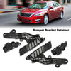 G-PLUS Bumper Bracket Retainers Front 4PC Beam Mount Support Compatible with Altima Sedan 2013 2014 2015 62059-3TA0A 62058-3TA0A 62221-3TA0A 62220-3TA0A