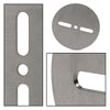 G-PLUS Universal Air Ride Mount Plates Upper Lower Dual or Single Port 2500 2600 Bags