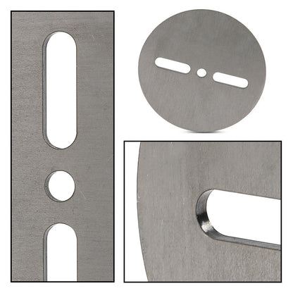 G-PLUS Universal Air Ride Mount Plates Upper Lower Dual or Single Port 2500 2600 Bags