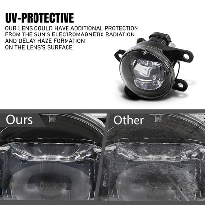 G-PLUS Left LH Driver LED Fog Light Compatible with Volvo XC40 2018-2020 Fit Polestar 2 2021-2023 31689174 Black