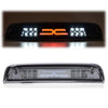 G-PLUS LED 3rd Third Brake Light Compatible with Chevy Silverado 2014-2020,Fit GMC Sierra 2014-2020,X Type High Mount Stop Lamp Tail Cargo Lamp Smoky Lens Clear Housing