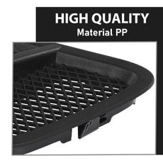 G-PLUS Hood Air Vent Grille 2PCS for Benz W166 GL ML 2012-2015 Black Additional Angle