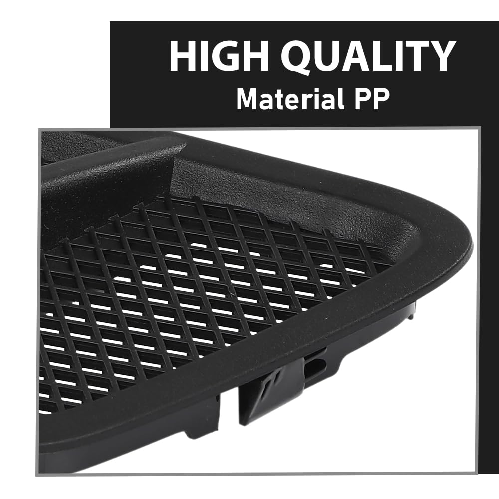 G-PLUS Front Hood Air Vent Grille Pair, Compatible with Benz W166 GL GL350 GL450 GL550 GL63 AMG ML ML350 ML550 ML63 AMG 2012-2015, LH Driver & RH Passenger Side 2PCS, 1668800105, 1668800205
