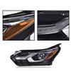 G-PLUS LED DRL Headlights Assembly Compatible with Chevy Equinox 2018 2019 2020 w/Factory Halogen Headlight Driver & Passenger Headlamps Clear Lens Chrome Housing 84258448,faros delanteros