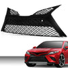 G-PLUS Front Bumper Cover Grille, Compatible with Toyota Camry SE XSE 2018-2020 with Parking Sensors/NOT fit LE XLE models Trim Grill For 5310206560 TO1036186 (Glossy Black)
