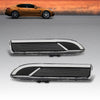 G-PLUS Front Fender Turn Signal Light Lamp Compatible with Porsche Panamera 970 97 2010-2016 97063104301, 97063104401 Direct OE Replacement 2 PCS Black